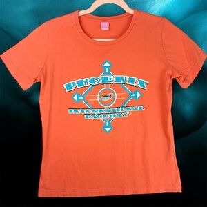 L.A.T Coral T Phoenix International Raceway Graphic T-Shirt Medium Short Sleeves